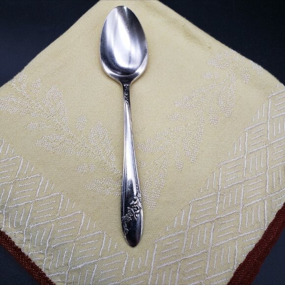 Vintage Ice Cream Sundae Set | Anchor Hocking + Queen Bess Spoons (12pc) - Picture 2 of 7